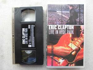 エリック・クラプトン ERIC CLAPTON●VHSビデオ●クリーム デレク＆ザ・ドミノズ ブラインド・フェイス●ライヴ・インハイドパーク