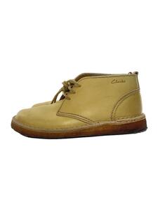 Clarks◆チャッカブーツ/ENGLAND製/US8.5/BEG/レザー/13606