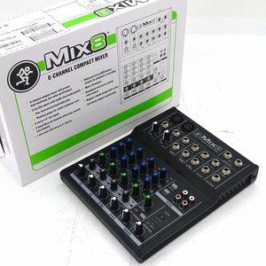 ★中古★【難有り】MACKIE（マッキー）MIX8 コンパクト・アナログミキサー 通電のみ確認済（楽器/PA機器/器材）★【MU477】