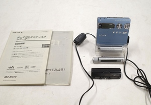 1円～ 動作品 SONY MZ-N910 MD WALKMAN ポータブルMDウォークマン オーディオ機器