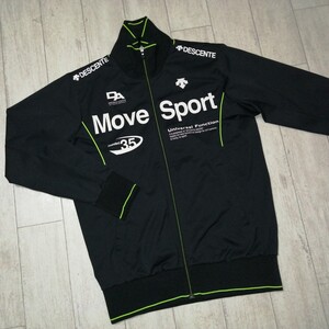 美品/DESCENTE/デサント/MOVE SPORT/ムーブスポーツ/ジャージ/トレーニング/ジャケット/MoveSport/ジャージ/アウター/黄緑