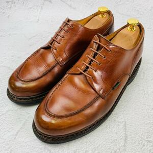 【定番】PARABOOT パラブーツ シャンボード パラテックス Uチップ 外羽根 茶 ブラウン ７ 25.5cm 革靴 ビジネス カジュアル ワーク