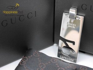 グッチ　GUCCI　SV925　ペンダントトップ　約12.5g　やぎ座