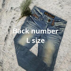 Back number　デニム　Lサイズ