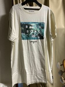 【新品】BILLABONG 石垣島限定 フォトTシャツ XL 白 きなり