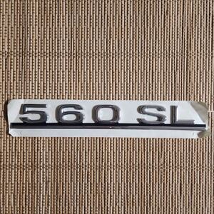 未使用！ベンツR107純正560SLトランク用エンブレムnew old stock melcedes benz genuine trank lid emblem380SL500SL amg管理168