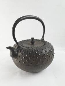 骨董品　鉄瓶　南部鉄器　詳細不明　湯沸　 煎茶道具　 急須　1円～　茶器　工芸品　銘有　在銘