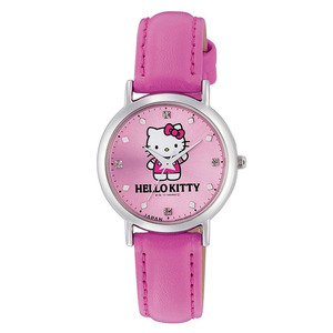シチズン 腕時計 ハローキティ 防水 革ベルト 日本製 0017N003 ピンク 4966006059847