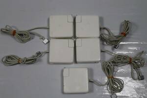 E9296 　Y 【5個セット】Apple 純正 85W MagSafe2 Power Adapter A1424 ACアダプター 動作品