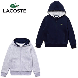 LACOSTE ラコステ キッズ 男の子 女の子 パーカー ジャケット SJ2903 アウター トップス ボーイズ ガールズ ネイビー グレー 子供服