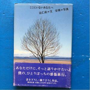 ここにいないあなたへ 辻仁成＝文 安珠＝写真 集英社初版 帯付き