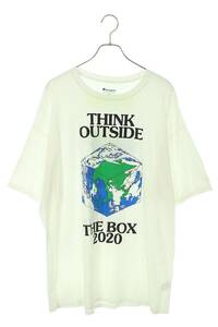 ヴァージルアブロー Virgil Abloh チャンピオン THINK OUTSIDE THE BOX TEE サイズ:XXL グラフィックプリントTシャツ 中古 BS99