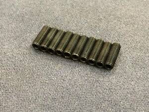 SMC Saddle Height Screws Black Set For Bass (10) / 弦高イモネジ 5弦ベース用 黒 M3(10mm×10）日本全国送料無料！