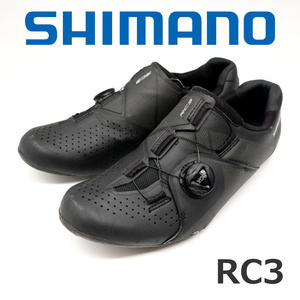 シマノ ビンディングシューズ RC3 ブラック 41 25.8センチ SHIMANO SH-RC300M L01S 中古品 ロードバイク キッズ メンズ レディース 初心者