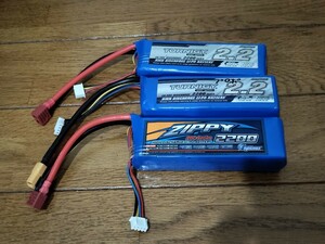 3s 2200mah リポバッテリー lipo 3本セット