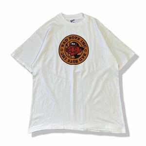 【90s】Bad Boys Inc 半袖 バンドTシャツ XL バッドボーイズインク シングルステッチ プリントロゴ バンT ヴィンテージTシャツ USA製