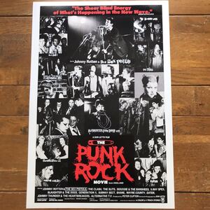 海外ポスター『The Punk Rock Movie』★セックス・ピストルズ/ザ・クラッシュ/ジョニー・サンダース/スージー&ザ・バンシーズ