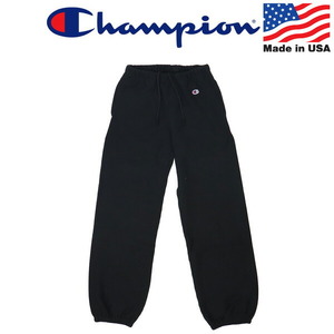 Champion (チャンピオン) C5-U201 REVERSE WEAVE リバースウィーブ スウェットパンツ アメリカ製 CN056 090ブラック S