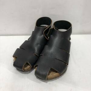 【TATAMI BIRKEN STOCK】レザーサンダル タタミ ビリケンシュトック 24cm BLK ts202405