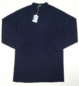 ヴィンテージ未使用品「OPELU」“1031-530” ハイネック ジャージトップス Navy SIZE:L/M相当 日本製 60