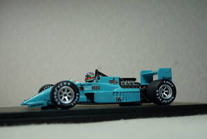 1/43 タバコデカール加工 カペリ モナコ spark March 871 #16 Capelli 1987 monaco 6th マーチ Leyton House レイトンハウス DFZ 87P Ford