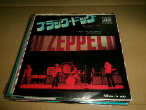 LED ZEPPELIN レッド・ツェッペリン■ japanese 7inch「 BLACK DOG/ブラック・ドッグ」