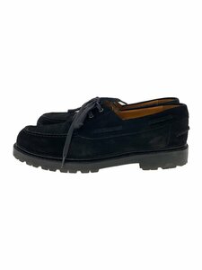 Jalan Sriwijaya◆デッキシューズ/UK8/BLK/スウェード/98978