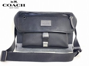 極美品★送料無料★完売モデル コーチ メンズ COACH マンハッタン バイク バッグ ショルダーバッグ メッセンジャーバッグ