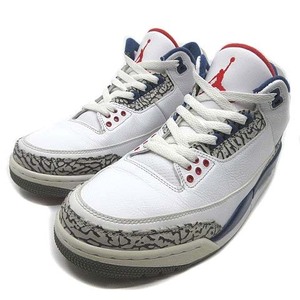 ナイキ NIKE エアジョーダン3 レトロ オリジナル AIR JORDAN 3 RETRO OG スニーカー 854262-106 ホワイト ブルー 26.5cm メンズ