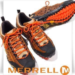 新品1円～★定2.5万 MERRELL メレル フルグレインレザーINTERCEPT Vibramソール スニーカー トレッキングシューズ 27.5cm J037719◆A1136◆