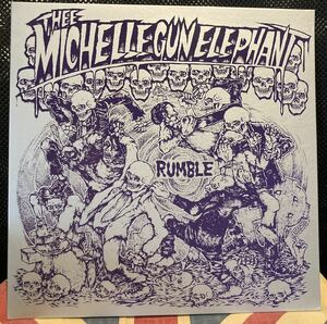 LP thee michelle gun elephant ミッシェル ガン エレファント RUMBLE チバユウスケ アナログ レコード