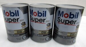 未使用　Mobil　モービル　Super　スーパー　3000　1L×3　0W-20　合成油　ＡＰＩ規格：ＳP/（ILSACGF-6A）　