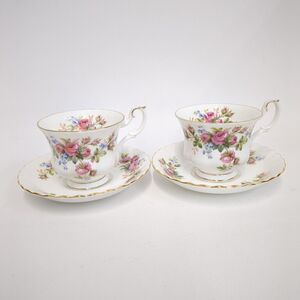 ROYAL ALBERT　ロイヤルアルバート　カップ＆ソーサー　２Pセット ◆3115/登呂店