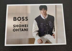 BOSS ×大谷翔平選手ポストカード SHOHEI OHTANI 野球 大リーグ スポーツ オオタニサン