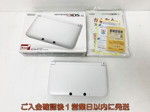 【1円】ニンテンドー3DSLL 本体 セット ホワイト SPR-001 任天堂 初期化/動作確認済 3DS LL 内箱欠品 B02-304rm/F3