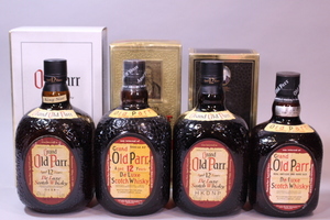 p-2577 未開栓古酒　OLD PALL　オールドパー　12年　DE LUXE　スコッチ　ウイスキー　4本　760ｍL/1000ｍL