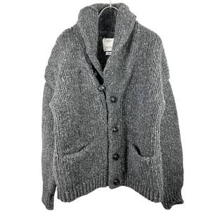 VISVIM(ビズビム) WOOL COWICHAN SHORT HAND-KNIT JACKET (grey)