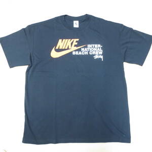 ○　ナイキ　NIKE　ステューシー　コラボ　Tシャツ　限定品　レアモデル　ルーズフィット　L