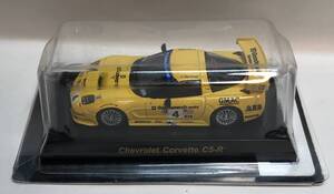 ◇1/64　KYOSHO　京商　Chevrolet Corvette C5-R　シボレー コルベット　イエロー　黄色