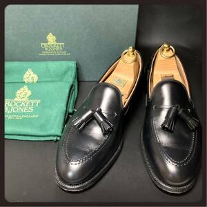 美品 Crockett&Jones クロケットアンドジョーンズ CAVENDISH3 キャベンディッシュ3 箱 7.5