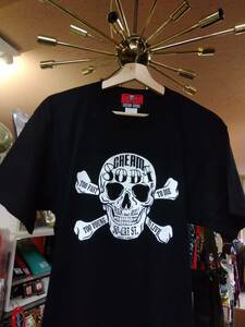 XLサイズクリームソーダカラベラTシャツ黒！CREAMSODAメキシコCalaveraロカビリーブラックキャッツビスキャッツピンクドラゴンCKBマジック