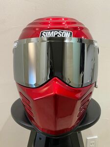 一点物★国内未発売！XXLサイズ【SIMPSON】Outlaw Bandit Candee Red