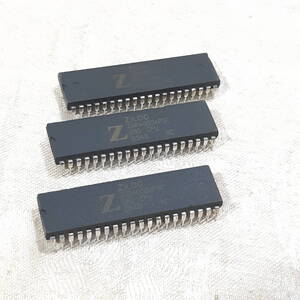 新品・未使用品 ZILOG Z80/3個セット IC ビンテージCPU Z84C0004PEC 84C0004 Z80-CPU 4Mhz　DIP-40　送料140円～ 