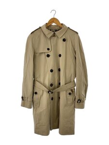 BURBERRY◆トレンチコート/50/コットン/BEG/無地/ライナー付属/ベージュ