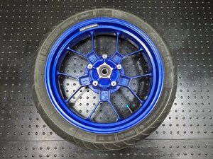 ■アプリリア RS125 純正 リアホイール 17×4.00 曲がり無し PY型 実働車外し 2ストローク 検索 RS50 [R051118]