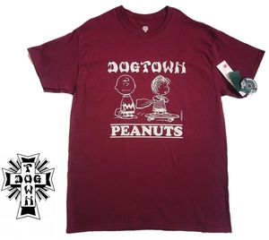 新品 DOGTOWN Tシャツ PEANUTS Lサイズ 送料無料 