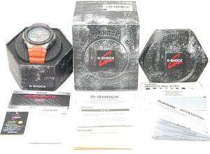 ◆元箱付属品付き!!◆CASIO カシオ G-SHOCK Gショック GW-3000M-4A スカイコックピット グラビティマスター 電波ソーラー 腕時計 オレンジ