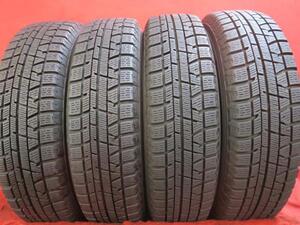 4AB674 ★ スタッドレス タイヤ 4本 ★ 165/65R14 ヨコハマ ICE GUARD iG50 PLUS BLUEARTH★ バリ山