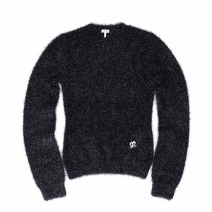 ロエベ ネグロ・スパークル セーター ブラック サイズM LOEWE HAIRY SHINY S NEGRO SPARKLE SWEAT S540Y14KBC 1100 BK/新品