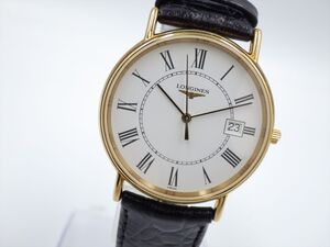 358303【1円スタート】LONGINES ロンジン 稼動品 L4.636.2 グランドクラシック メンズ 時計 クオーツ ケース33mm